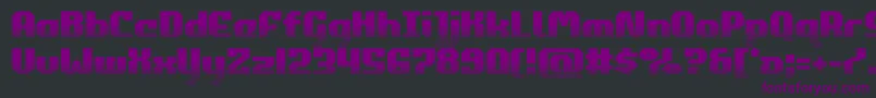 commonwealthhalf Font – Purple Fonts on Black Background