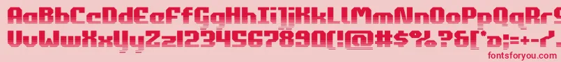 commonwealthhalf Font – Red Fonts on Pink Background