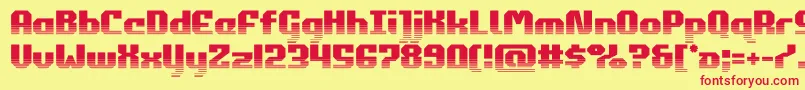 commonwealthhalf Font – Red Fonts on Yellow Background