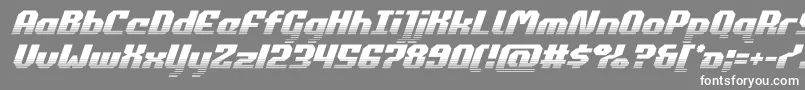 commonwealthhalfital Font – White Fonts on Gray Background