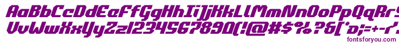 commonwealthital-fontti – violetit fontit valkoisella taustalla