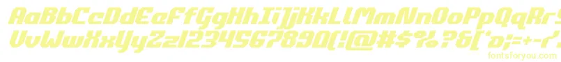 Шрифт commonwealthital – жёлтые шрифты