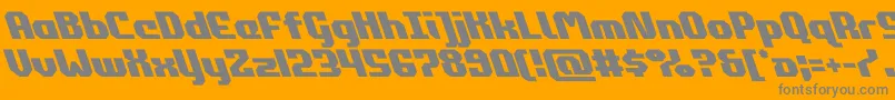 Шрифт commonwealthleft – серые шрифты на оранжевом фоне