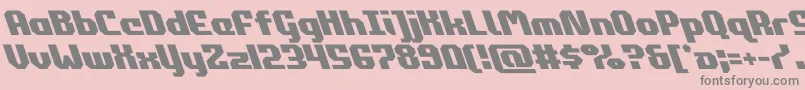 commonwealthleft Font – Gray Fonts on Pink Background