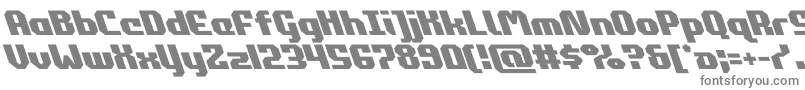 フォントcommonwealthleft – 白い背景に灰色の文字