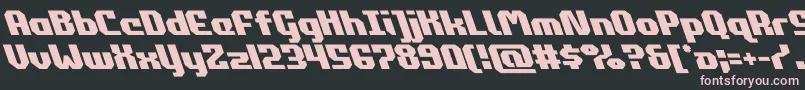 commonwealthleft Font – Pink Fonts on Black Background