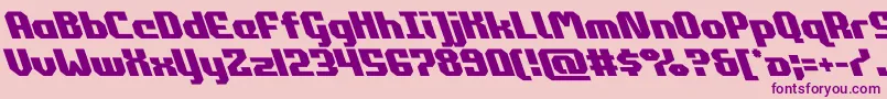 commonwealthleft Font – Purple Fonts on Pink Background