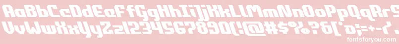 commonwealthleft Font – White Fonts on Pink Background