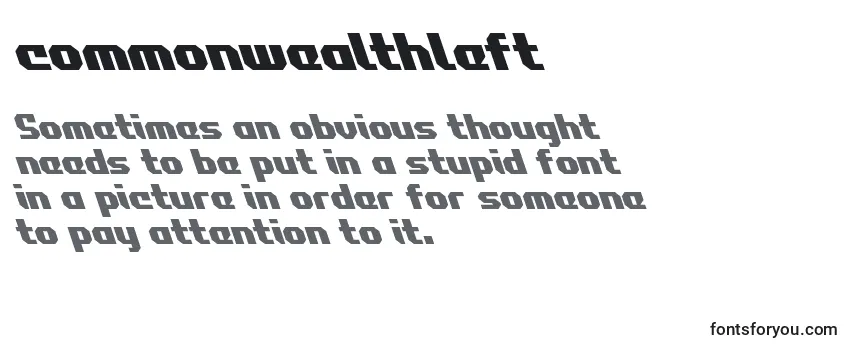 Commonwealthleft (123879)-fontti