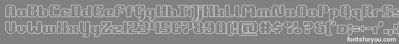 commonwealthout Font – White Fonts on Gray Background