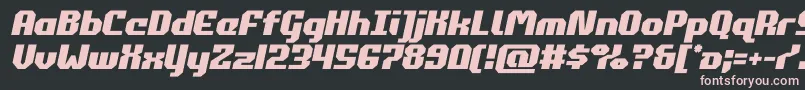 commonwealthsemital Font – Pink Fonts on Black Background