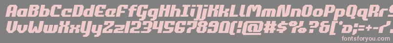 commonwealthsemital Font – Pink Fonts on Gray Background