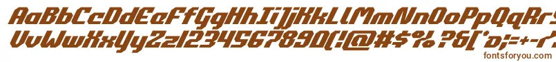 Шрифт commonwealthsuperital – коричневые шрифты на белом фоне