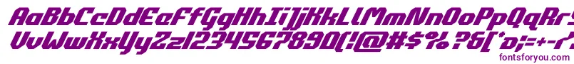 commonwealthsuperital Font – Purple Fonts on White Background