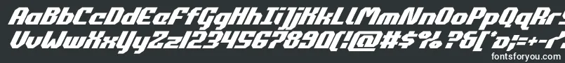 commonwealthsuperital Font – White Fonts on Black Background