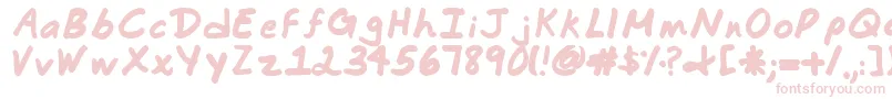 Commotion Business Font – Pink Fonts on White Background