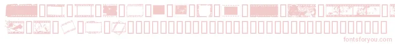 NegativefilmRegular Font – Pink Fonts on White Background