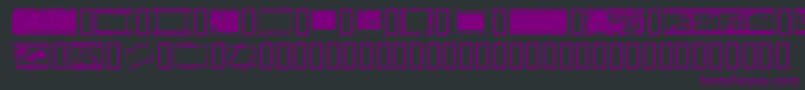 NegativefilmRegular Font – Purple Fonts on Black Background