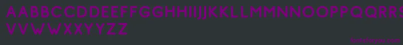 フォントComodo Regular Free – 黒い背景に紫のフォント