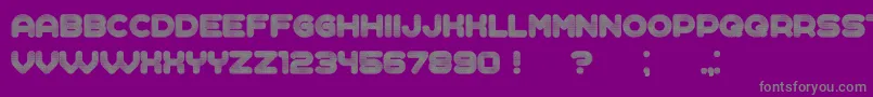 Complained Font – Gray Fonts on Purple Background