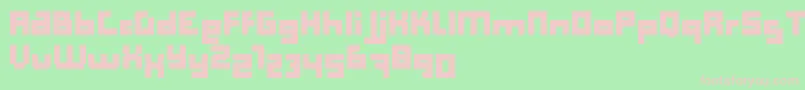 Computer Aid   Bold   Dker Font – Pink Fonts on Green Background