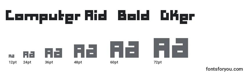Computer Aid   Bold   Dker Font Sizes