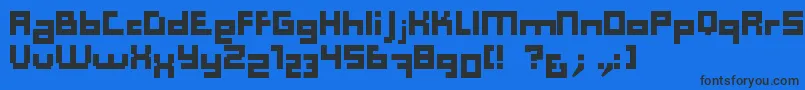 Computer Aid   Dker Font – Black Fonts on Blue Background