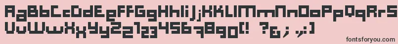 Computer Aid   Dker Font – Black Fonts on Pink Background