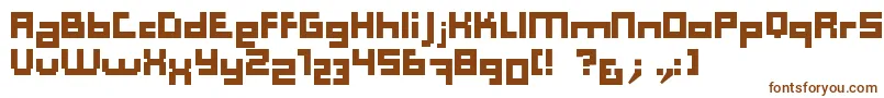 Computer Aid   Dker Font – Brown Fonts on White Background