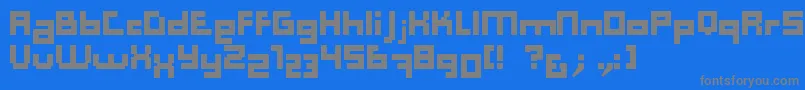 Computer Aid   Dker Font – Gray Fonts on Blue Background