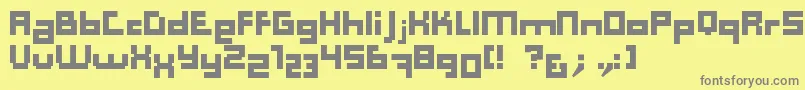 Computer Aid   Dker Font – Gray Fonts on Yellow Background