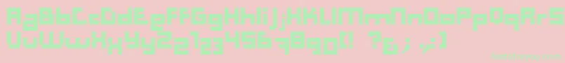 Подробнее о шрифте Computer Aid Dker Шрифт Computer Aid Dker – зелёные шрифты на розовом фоне
