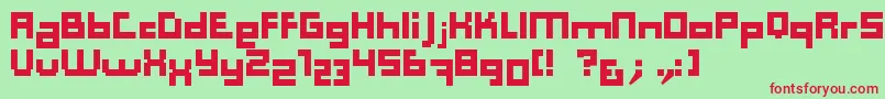 Computer Aid   Dker Font – Red Fonts on Green Background