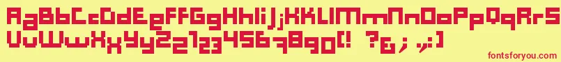 Computer Aid   Dker Font – Red Fonts on Yellow Background