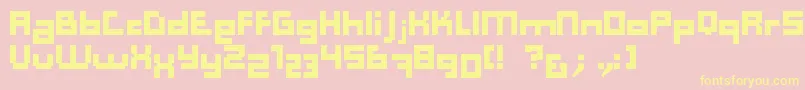 Computer Aid   Dker Font – Yellow Fonts on Pink Background