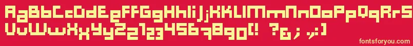 Computer Aid   Dker Font – Yellow Fonts on Red Background