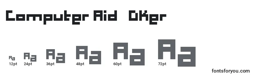Computer Aid   Dker Font Sizes