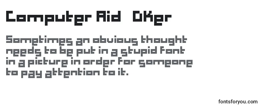 Computer Aid   Dker-fontti