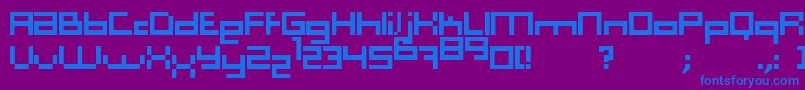 Computer Aid   Light   Dker Font – Blue Fonts on Purple Background