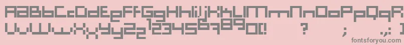 Computer Aid   Light   Dker Font – Gray Fonts on Pink Background