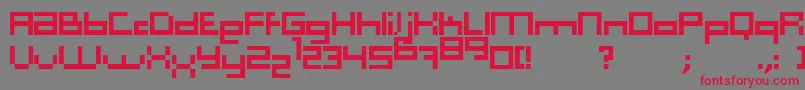 Computer Aid   Light   Dker Font – Red Fonts on Gray Background