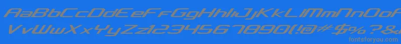 concclassic Font – Gray Fonts on Blue Background