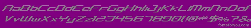 concclassic Font – Gray Fonts on Purple Background