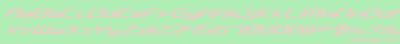 concclassic Font – Pink Fonts on Green Background