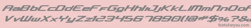 concclassicbold Font – Gray Fonts on Pink Background