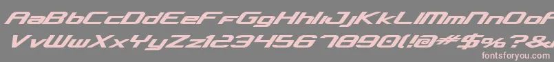 concclassicbold Font – Pink Fonts on Gray Background
