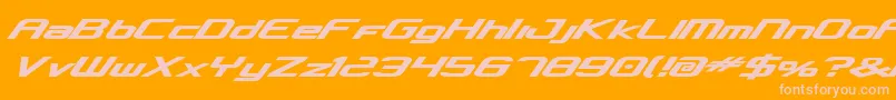 Шрифт concclassicbold – розовые шрифты на оранжевом фоне