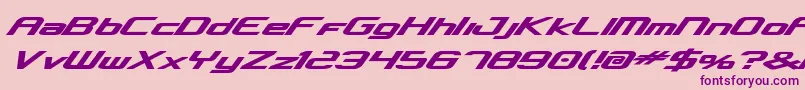 concclassicbold Font – Purple Fonts on Pink Background