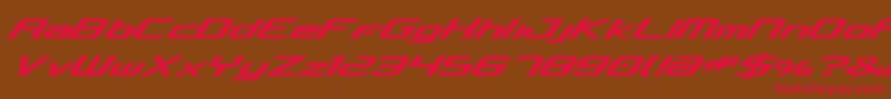 concclassicbold Font – Red Fonts on Brown Background