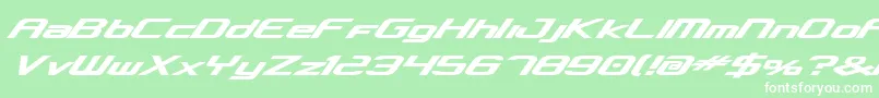 concclassicbold Font – White Fonts on Green Background